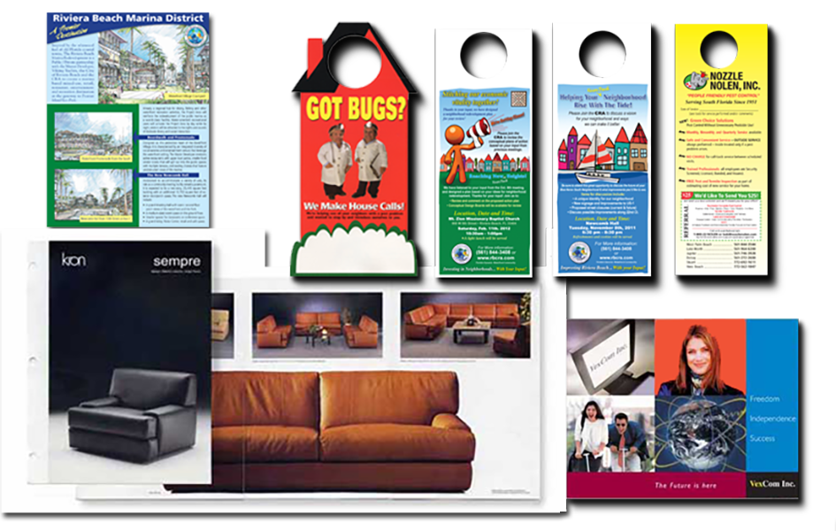 Brochures, Door hangers